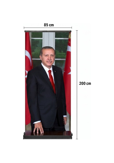 Cumhurbaşkanı Poster Baskılı Pro Roll Up Banner 85x200cm No:1 Diğer
