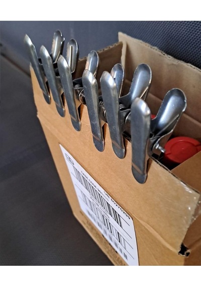 Depolife Metal Manndal Klips 6 Adet Çok Amaçlı Yaylı Kıskaç