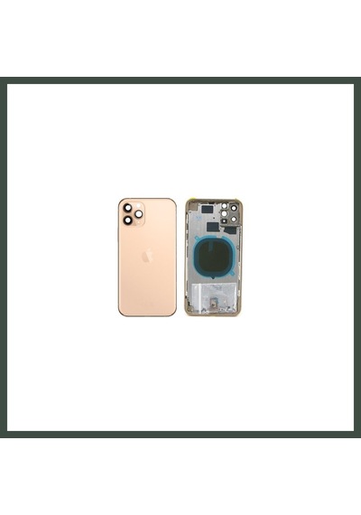 Bezos İphone 11 Pro Max Uyumlu İçin Boş Kasa Gold Nhr