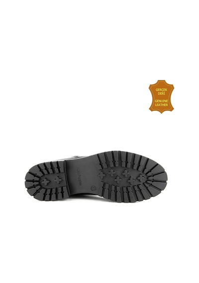 Hush Puppies Eretria 725029 Gerçek Deri, Anatomik, Kadın Bot Siyah Siyah