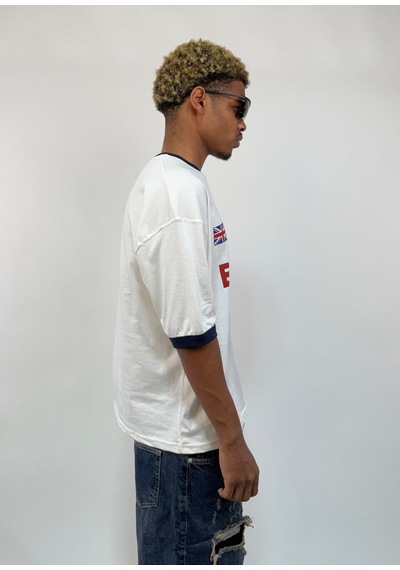 Zaee Football Culture Oversize Tişört Beyaz