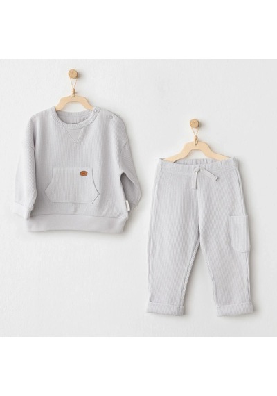 Andywawa Ac26014 Mummy S Snuggle Saurus 2 Li Takım Gri Gri