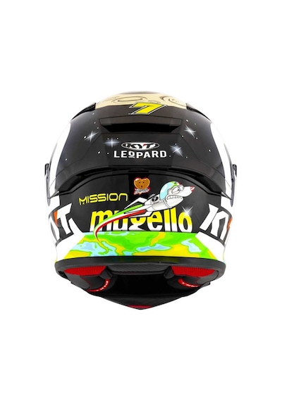 Kyt R2r Max Foggıa Mugello 2022 Edıtıon Kapalı Kask Beyaz - Bej - Lacivert