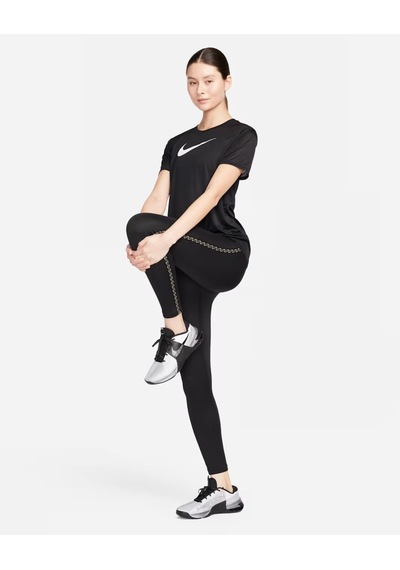 Nike Fq4975-011 Dri-fıt Baskılı Kadın Tişört - Siyah