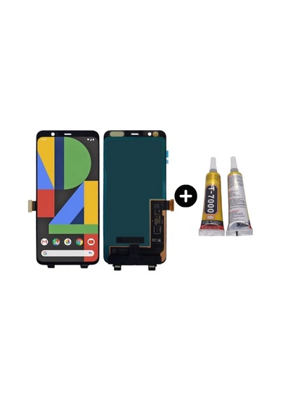 Google Pixel 4 Xl G020p Ga01181-us Ga01182-us Ga01180-us Uyumlu Oled Lcd Ekran Dokunmatik + B7000