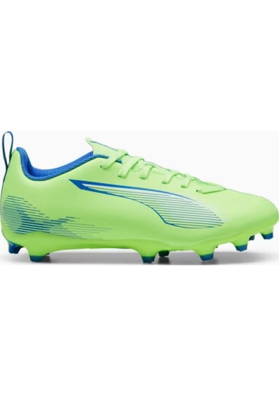 Puma Ultra 5 Play Fg/ag Çocuk Krampon Çim Halı Saha Uyumlu Dar Kalıp 10769503 Neon - Yeşil