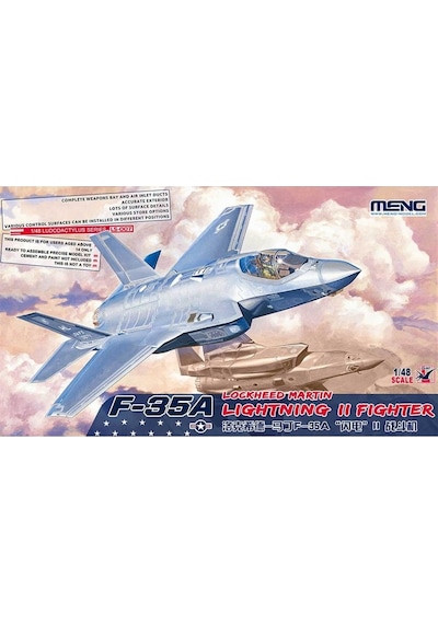 Meng Ls-007 1/48 Ölçek, Lockheed Martin F-35a Lightning Iı Savaş Uçağı, Plastik Model Kiti-49497