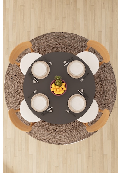 Modern Dolaplı 4 Kişilik Mutfak Yemek Masası Ve Sandalye %100 Mdf Mutfak Yemek Odası Masası Takımı Ymt04 Antrasit Modern Dolaplı 4 Kişilik Mutfak Yemek Masası Ve Sandalye %100 Mdf Mutfak Yemek Odası Masası Takımı Ymt04 Antrasit