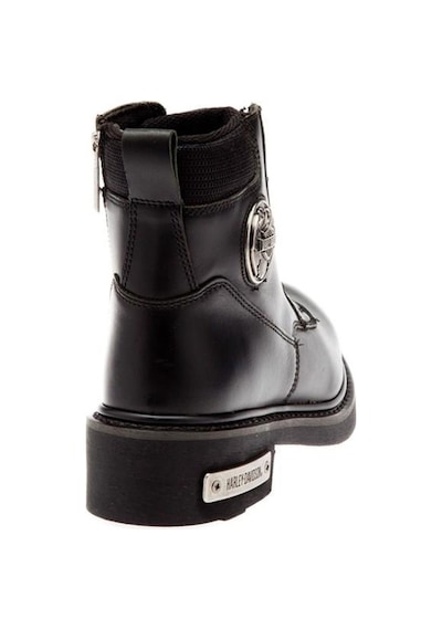 Harley Davidson Jim Black Siyah Deri Erkek Bot