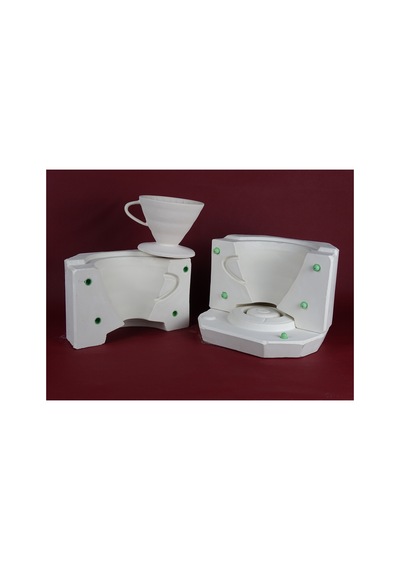 Kahve Demliği Dripper Dripper Sanatsal Seri