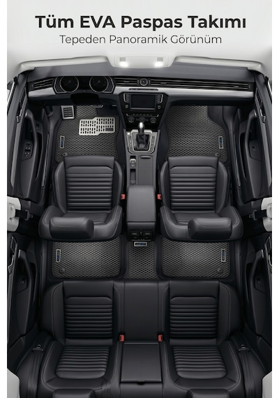 Volvo Xc70 2007-2016 Araca Özel 3d Havuzlu Eva Paspas Tam Set 5 Parça