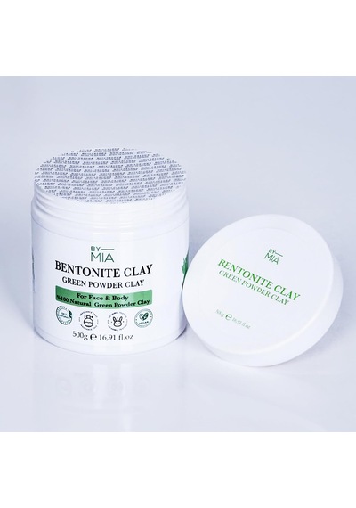 Lexroo Yüz Ve Vücut Bentonit Kili%100 Natural Doğal Yeşil Toz Kil 500 Gr