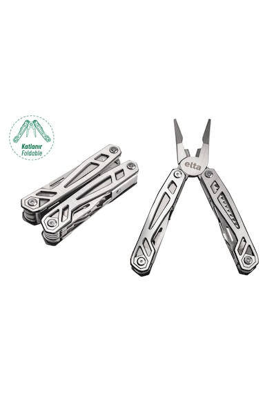 İzeltaş Elta Multi Tool Plus 13 Fonsiyonlu Katlanır Çok Amaçlı Pense El Aleti Paslanmaz Çelik 165 Mm Diğer