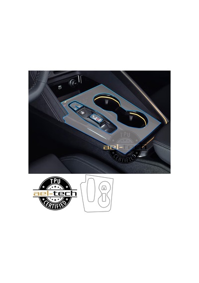 Audi Q5 Uyumlu Vites Etrafı Piano Black Tpu Koruyucu 2025-2026