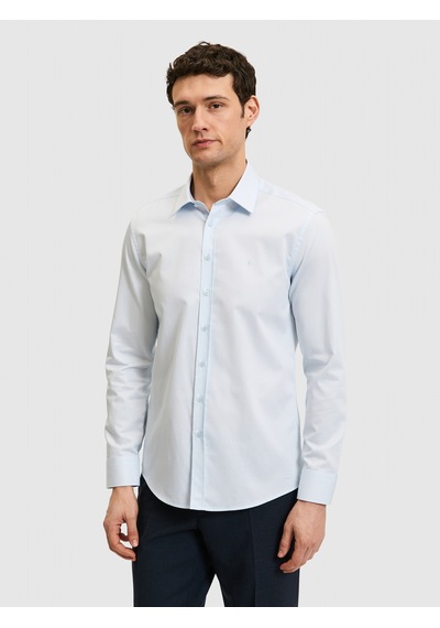 Cacharel Erkek Açık Mavi Gömlek Basic 50304037-vr003 Denim