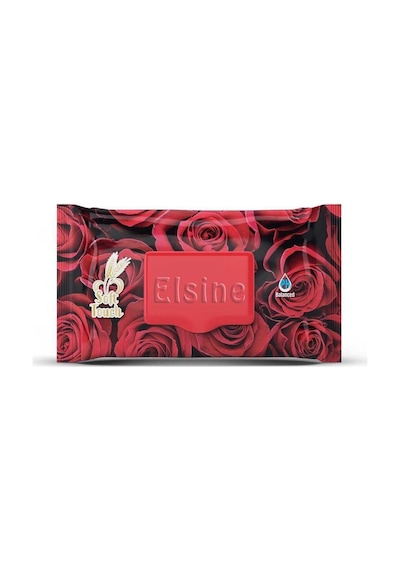 5 Paket Red Rose Islak Havlu Mendil 90 Adet Kapaklı Gül Kokulu Islak Mendil