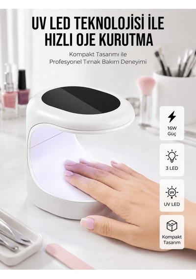 Protez Tırnak Kurutucu Kalıcı Oje Led Oje Kurutucu Uv Işınlı Taşı 78390029
