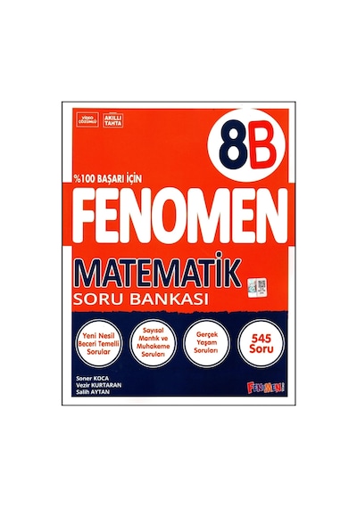 Fenomen 8. Sınıf Lgs Matematik Soru Bankası B