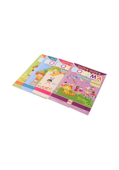 Eğitici Çocuk Boyama Kitapları 4'lü Set
