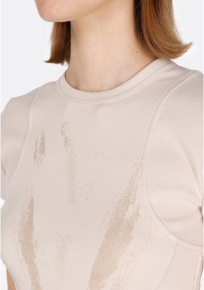 Colin's Colins Slim Fit Kadın Bej Kısa Kol Tişört Cl1073152 Q1.v1 Lbg Light Beige Colin's Colins Slim Fit Kadın Bej Kısa Kol Tişört Cl1073152 Q1.v1 Lbg Light Beige