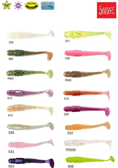 Lucky John Tioga 2'' 5.08 Cm 10p Silikon Yem