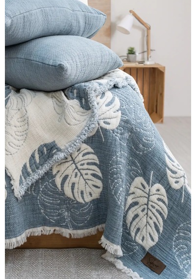 Şaheser Home Collection Yatak Örtüsü Seti Çift Kişilik Forest Mi Renkli