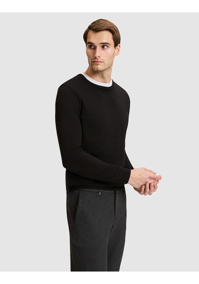 Pierre Cardin Siyah Slim Fit Basic Kazak 50331501-vr046