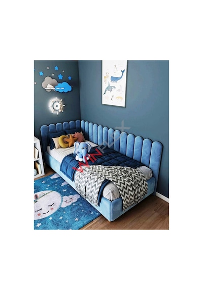 Winflex Yatak Başlık ,duvar Ve Oda Dekorasyon Panel 10adet- 15x100cm Mavi 100 x 150 CM