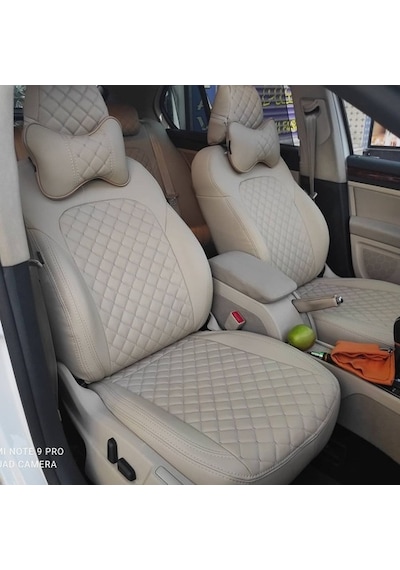 Skoda Superb Araca Özel Deri Oto Koltuk Kılıfı (476098996)