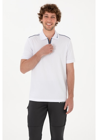U.S. Polo Assn. Erkek Regular Fit Polo Yaka Beyaz Tişört 50299560-VR013