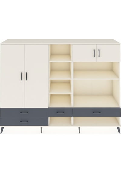 Hyperion Dolap 12 Raflı 4 Çekmeceli 4 Kapaklı 220x44x163 Aytaşı-a Aytaşı-aytaşı/antrasit Hyperion Dolap 12 Raflı 4 Çekmeceli 4 Kapaklı 220x44x163 Aytaşı-a Aytaşı-aytaşı/antrasit