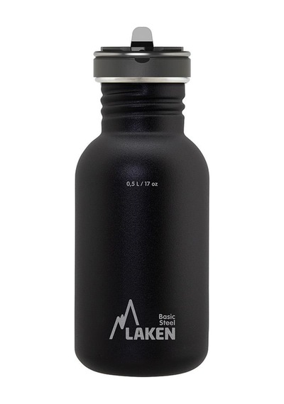 Laken Çelik 18/8 Flow Basic Şişe 0,50l - Siyah Lkbsf50ne Siyah