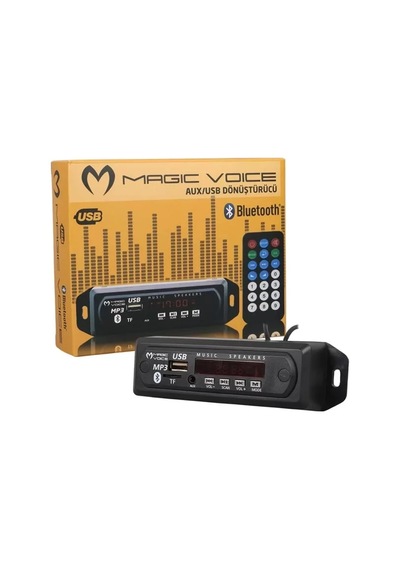 Sh Magicvoice Usb-400 Bluetooth-aux-usb-sd-mmc Kumandalı Oto Teyp Çevirici Dijital Player Najmaddin