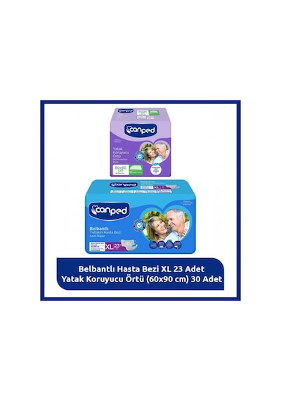 Canped Hasta Bakım Seti Xl -belbantlı Bezi & Yatak Örtüsü Diğer