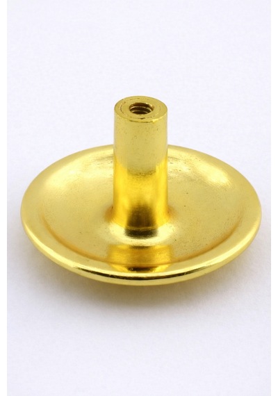 Mantar Metal Gold Altın Yuvarlak Düğme Mobilya Çekmece Düğme Kulp 10 Adet Altın Altın