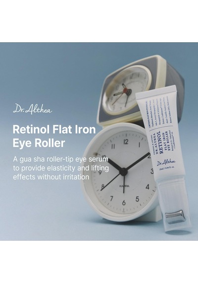 Retinol Flat Iron Eye Roller 25 Ml - Retinol, Bakuchiol, Peptit İçeren Kırışıklık Karşıtı Göz Serumu
