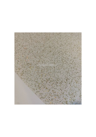 Gold Simli Ince Şeffaf Pvc Yuvarlak Muşamba Masa Örtüsü Simler Iki Şeffaf Muşamba Arası Preslidir Altın