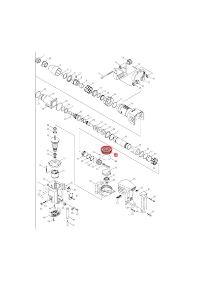 Makita HM1202C Yağ Kapağı Ürün Kodu 416935-9