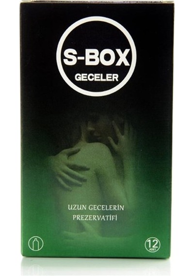S-box Geceler Prezervatif 12 Adet