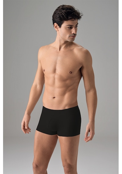 Doreanse Erkek Dikişsiz Mini Paça Boxer 1749 - Siyah