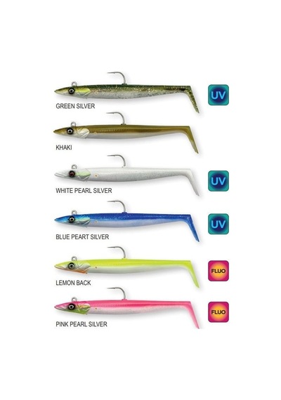 Savage Gear Sandeel V2 18 Cm 86 Gr 2+1 Green Silver