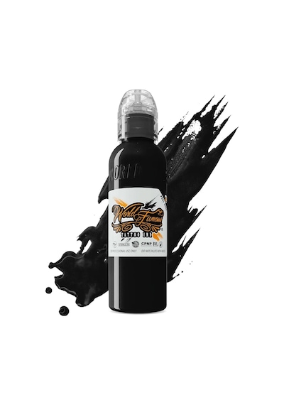 Silvano Fiato Extreme Black - World Famous Ink Dövme Boyası - 4oz/120ml