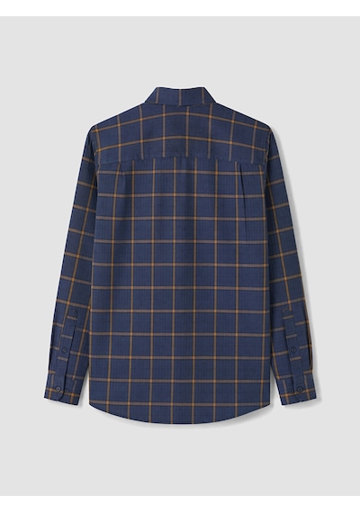 Lcwaıkıkı Classic Sarı Regular Fit Ekose Erkek Gömlek