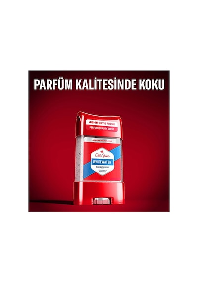 2 Adet Old Spice Stick Clear Gel Whitewater 70 Ml