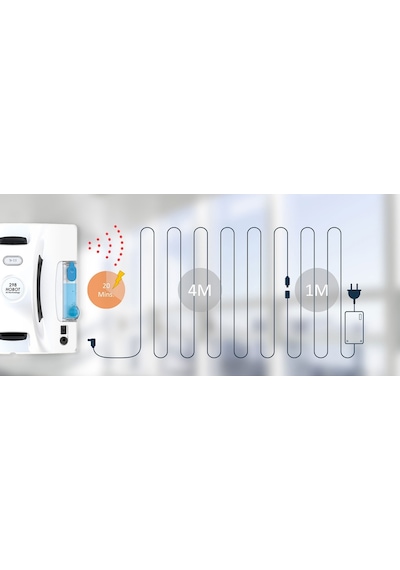 Hobot 298 Ultrasonik Sprey Telefon Ve Uzaktan Cam Temizleme Robotu