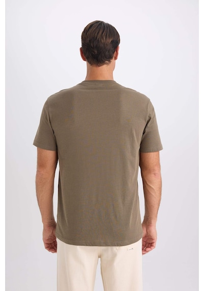DeFacto %100 Pamuk New Regular Fit Bisiklet Yaka Basic Düz Kısa Kollu Tişört V7699AZ25SPKH207