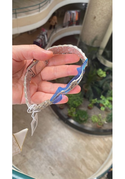 Ferro Quartz Çelik Altın/gri Yeşil Kadran 22 Mm Kadın Kol Saati