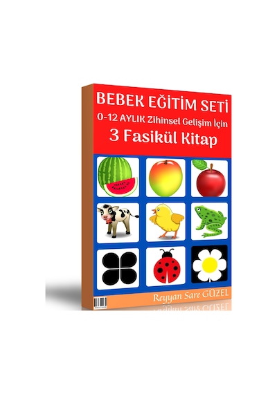 Bebek Eğitim Seti 0-12 Aylık Zihinsel Gelişim Seti