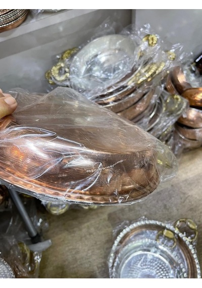 Tr Dmt Gaziantep Bakırdan Tava Ve Sahan 3'lü Set 1.sınıf Bakır Renkli 14-16-18 Cm Kalaylı Genel