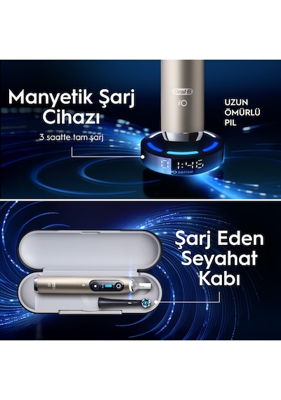 Oral-b İo 10 Şarjlı Diş Fırçası - Gold Şarjlı